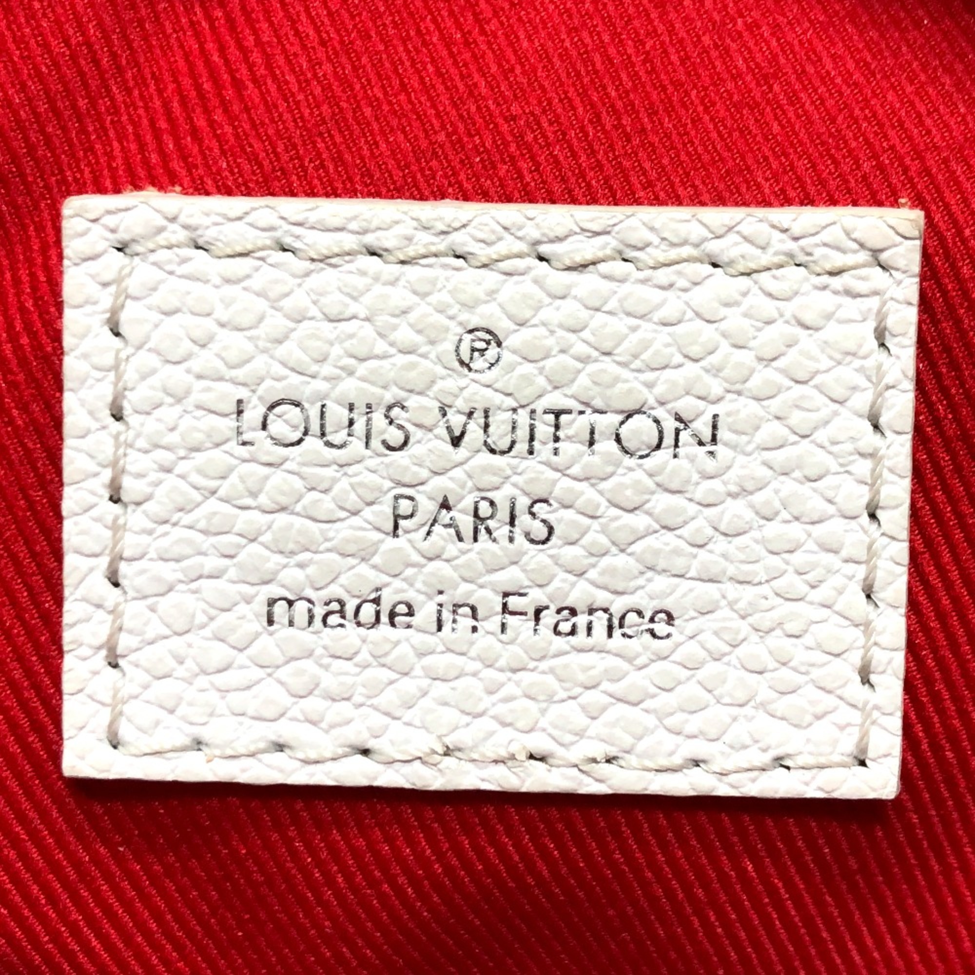 Louis Vuitton M20665 damier giant spray Bag Shoulder Bag Blanc White SilverHardware