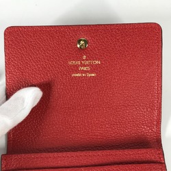 Louis Vuitton M58457 MonogramEmpreinte Bi-fold business card holder pass case Card Case Slys Red