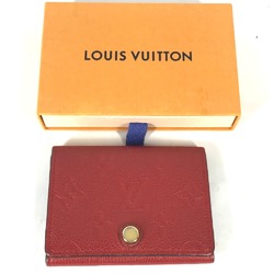 Louis Vuitton M58457 MonogramEmpreinte Bi-fold business card holder pass case Card Case Slys Red