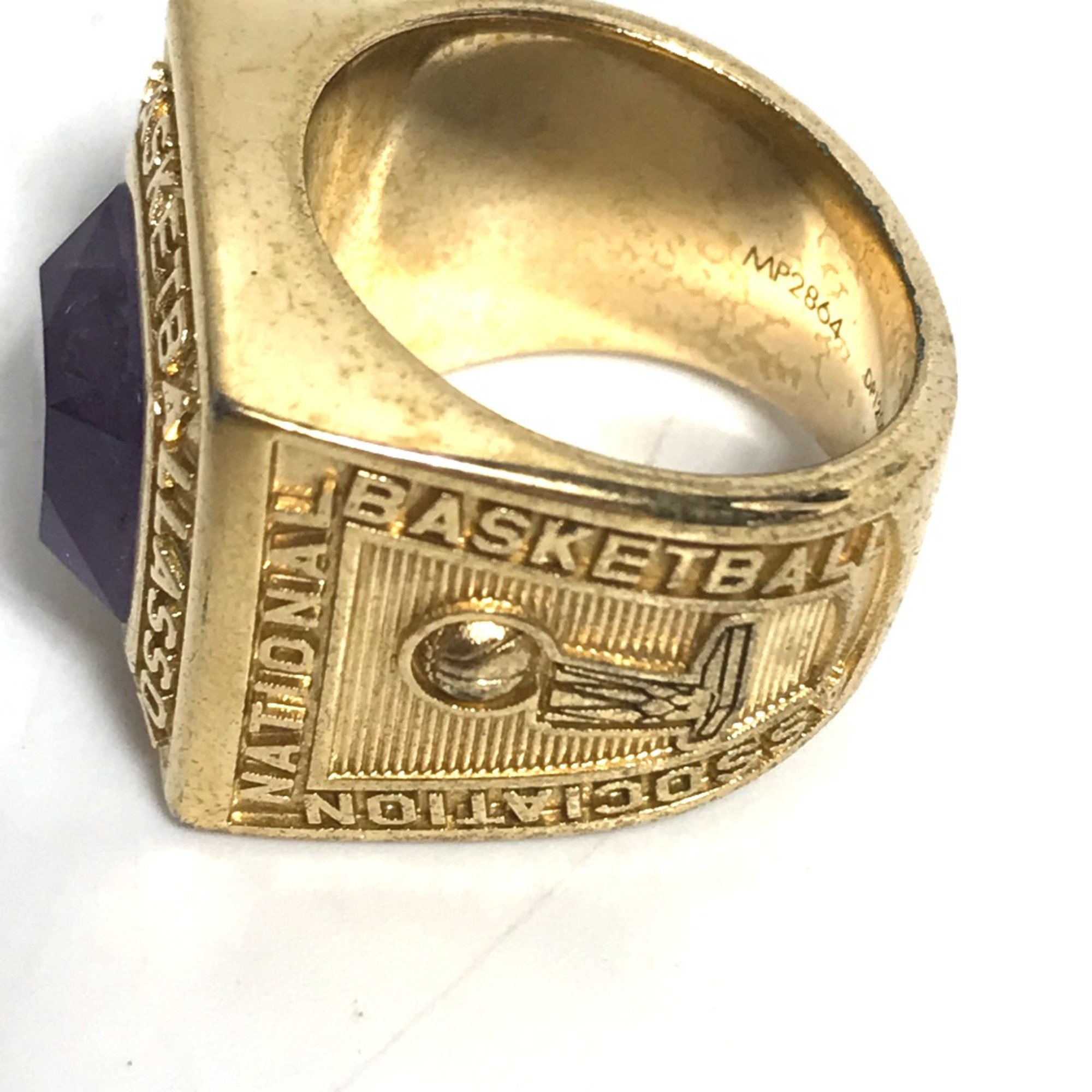 Louis Vuitton MP2864 LV x NBA Accessories Ring purple Gold