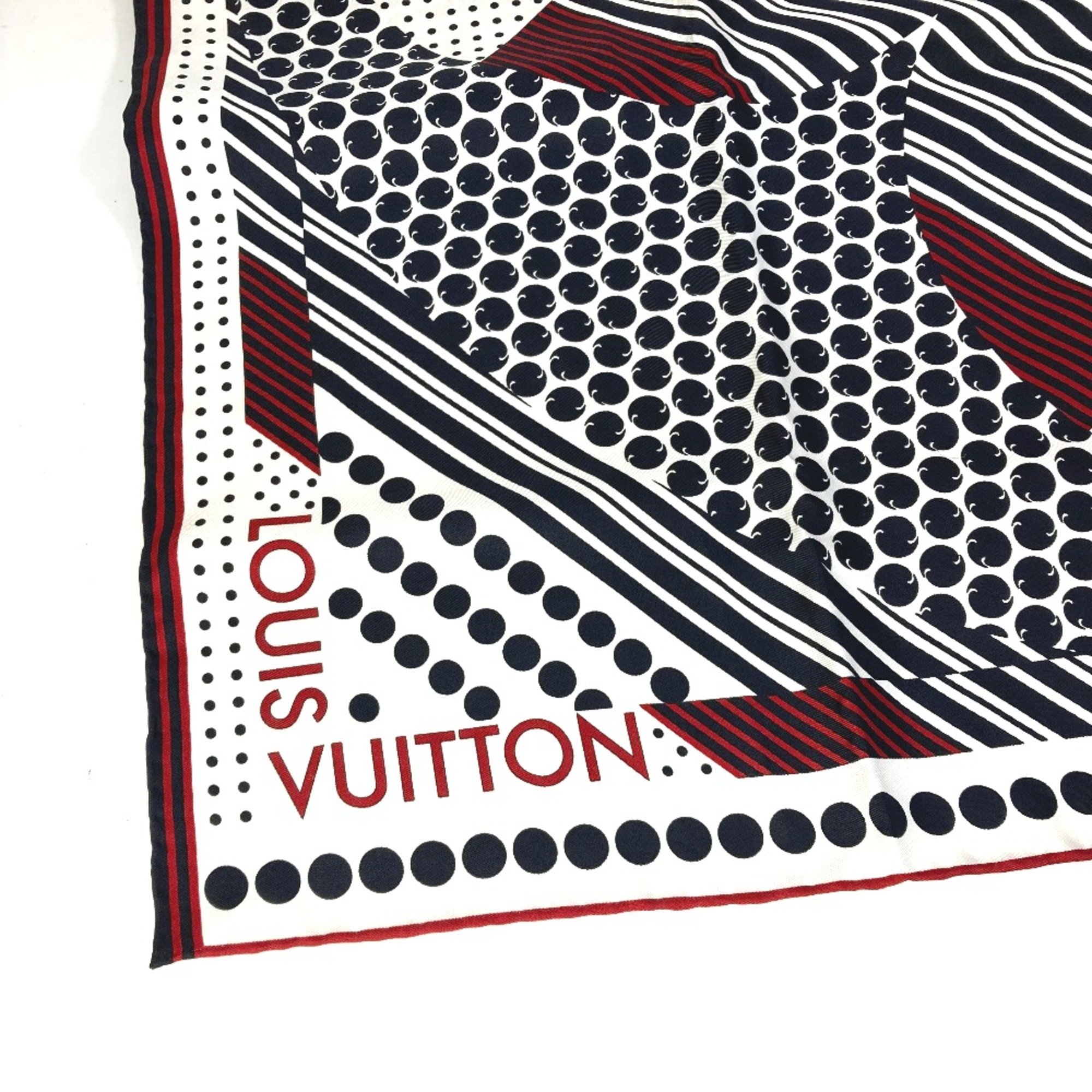 Louis Vuitton MP2276 90 Scarf Red Black