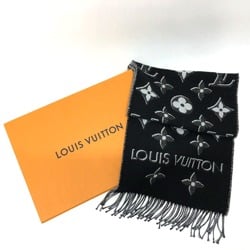 Louis Vuitton M78159 charpes LV Stole/Shawl Scarf Black White/Metallic