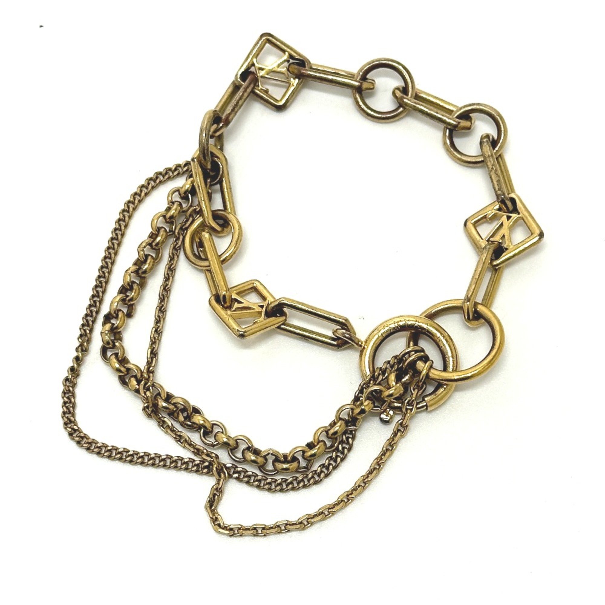 Louis Vuitton M65362 Chain Bracelet Gold