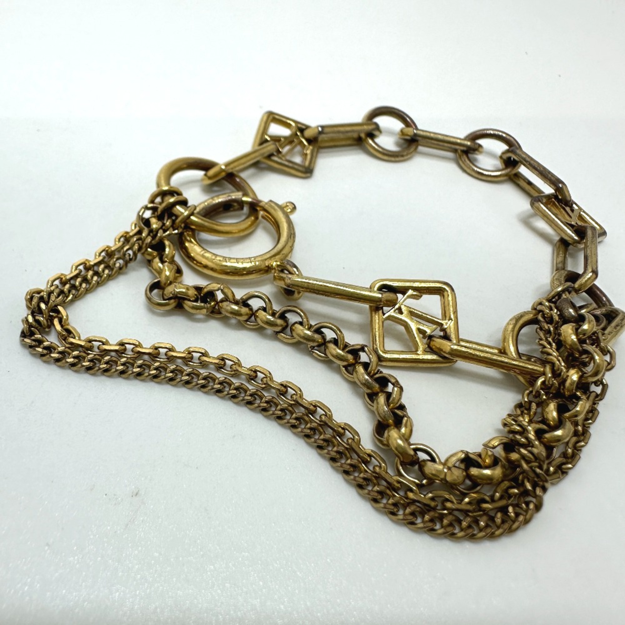 Louis Vuitton M65362 Chain Bracelet Gold