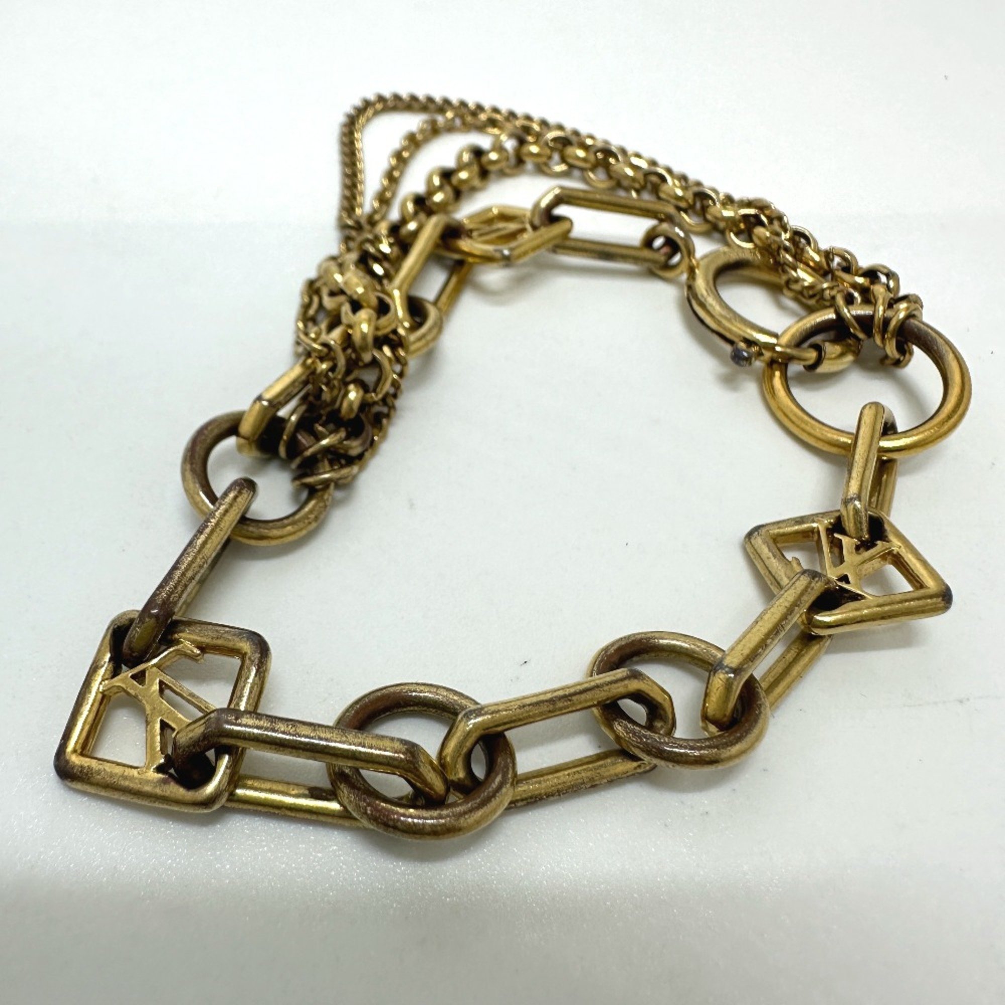 Louis Vuitton M65362 Chain Bracelet Gold