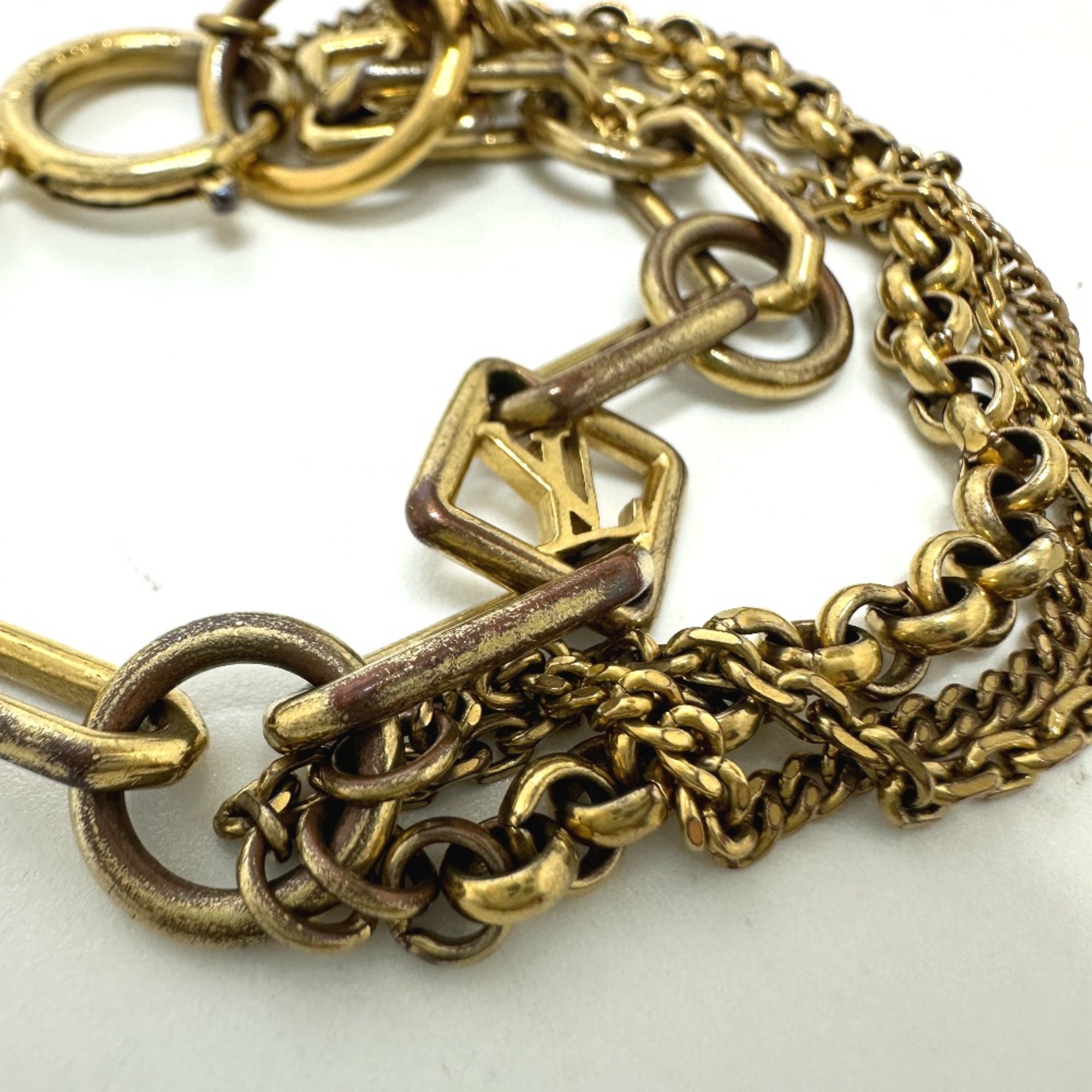 Louis Vuitton M65362 Chain Bracelet Gold