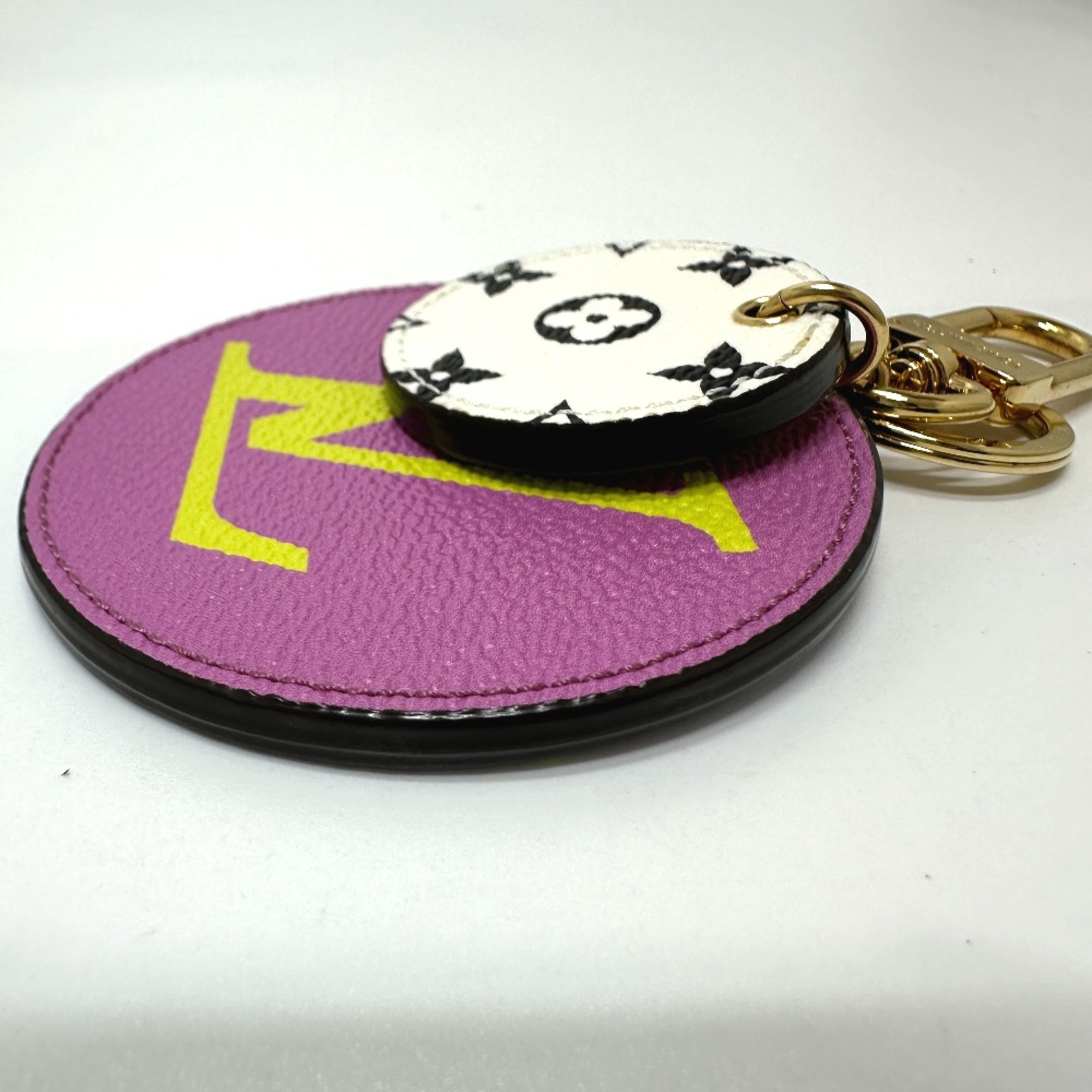 Louis Vuitton M67848 Monogram Giant Bag Charm Key Holder purple