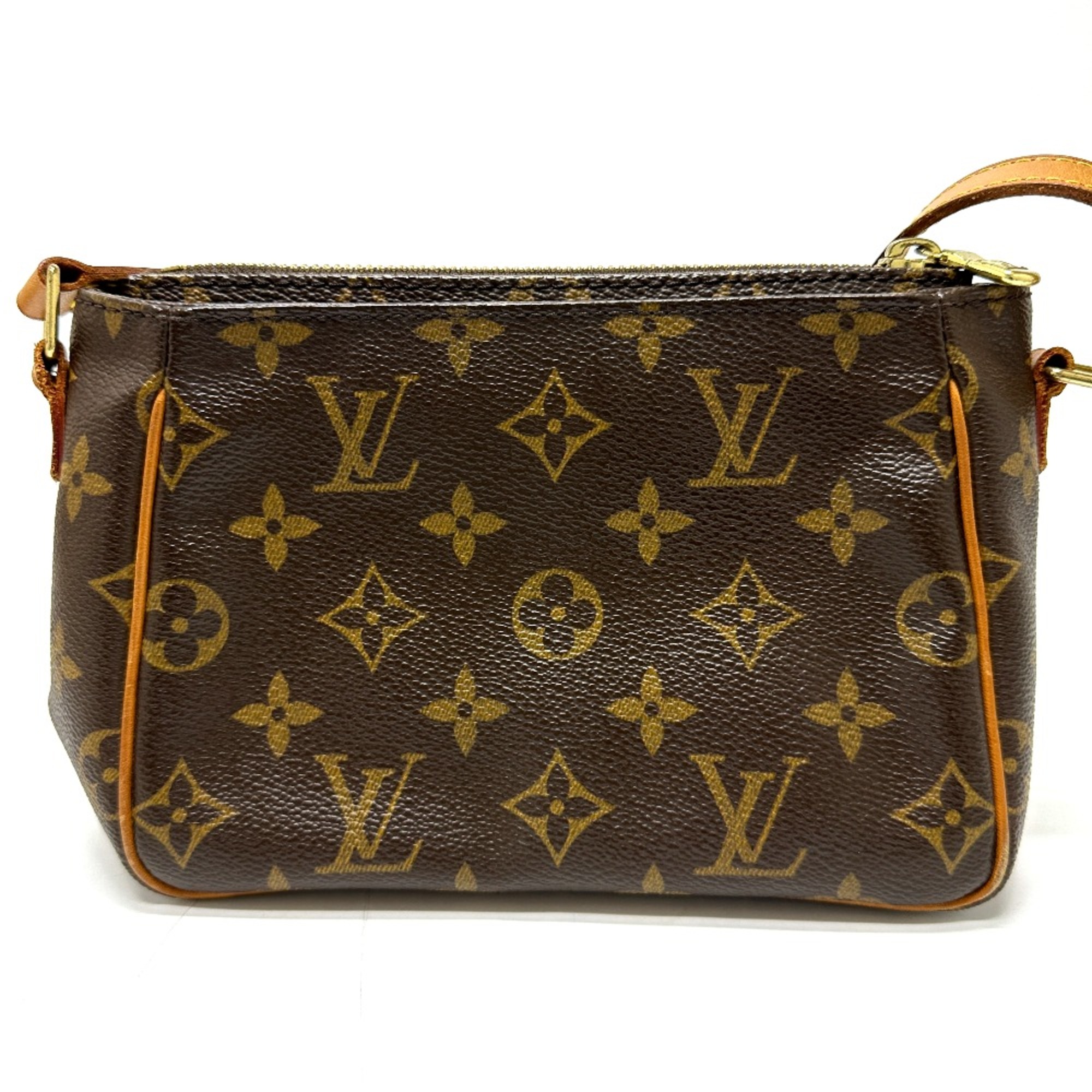 Louis Vuitton M51165 Monogram Crossbody bag Pochette Shoulder Bag Brown