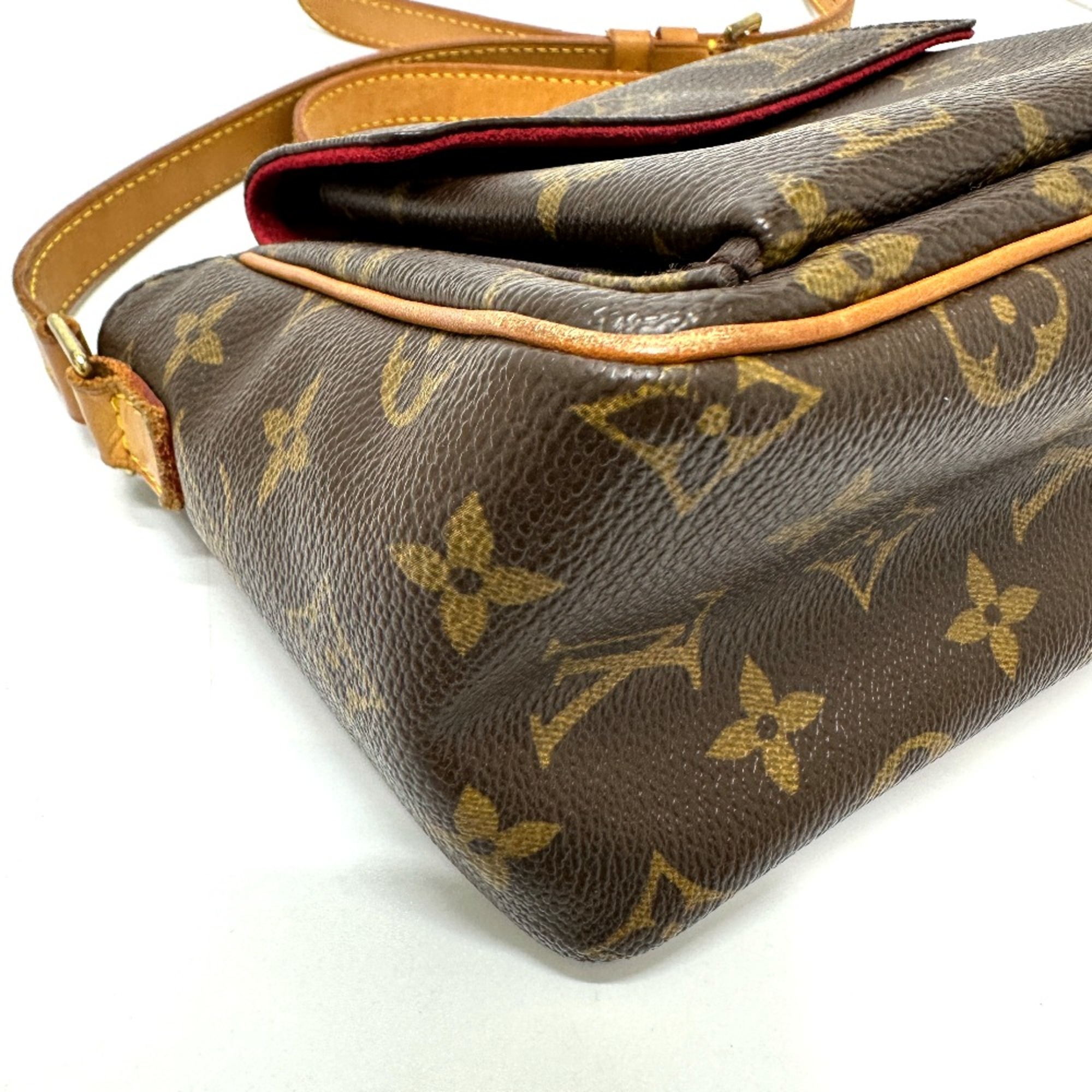 Louis Vuitton M51165 Monogram Crossbody bag Pochette Shoulder Bag Brown