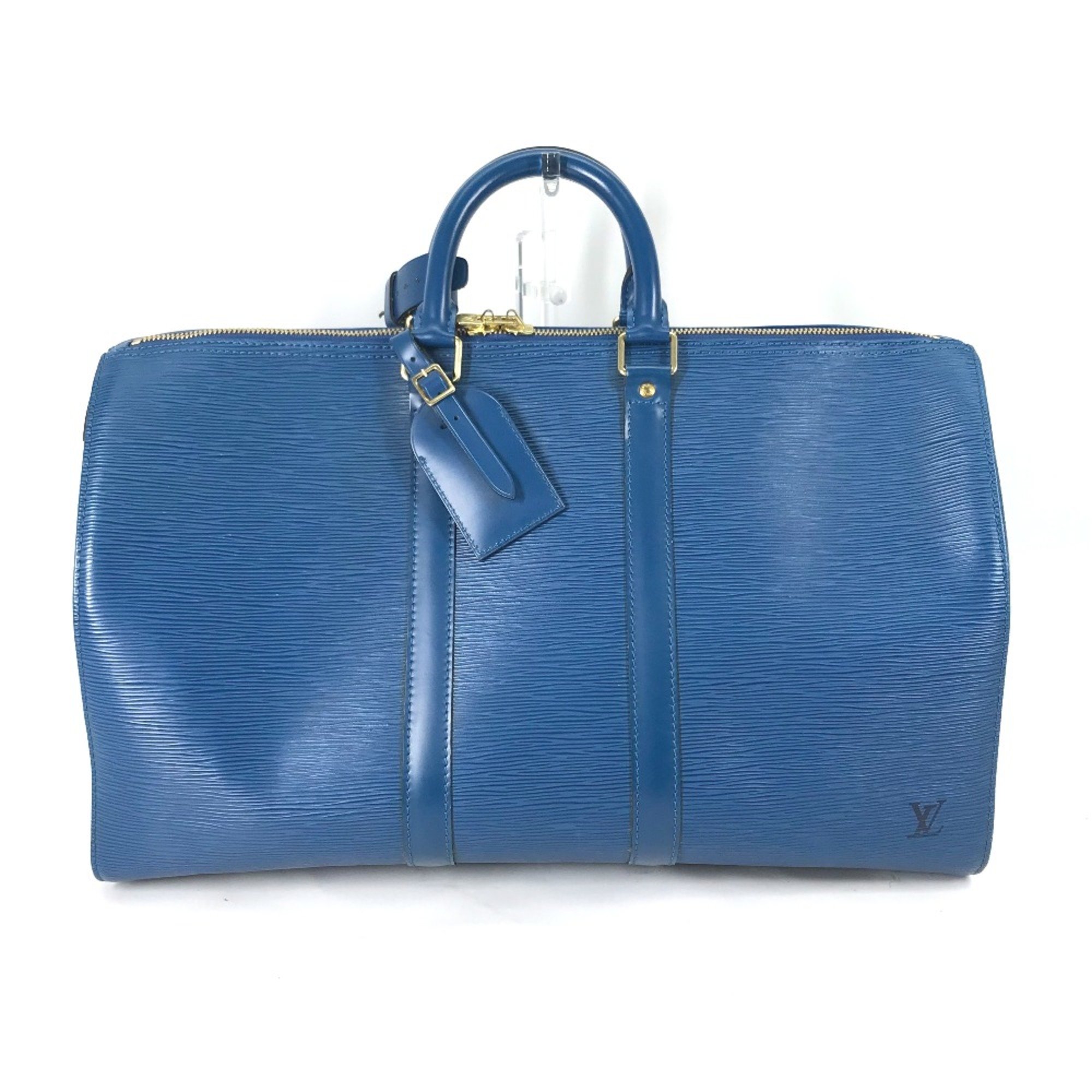 Louis Vuitton M42975 Epi travel bag Hand Bag Duffle Bag Toledo Blue blue eLADY Globazone