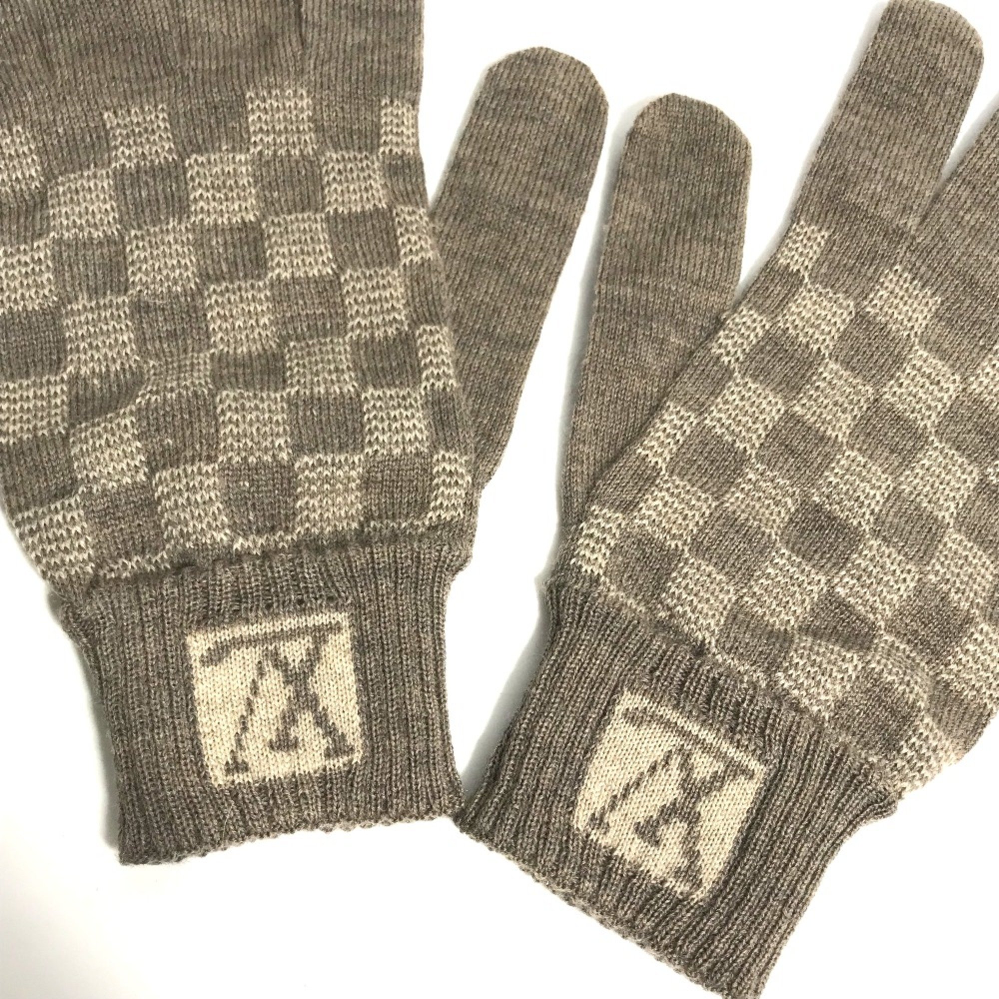 Louis Vuitton Glove gloves BeigeBased