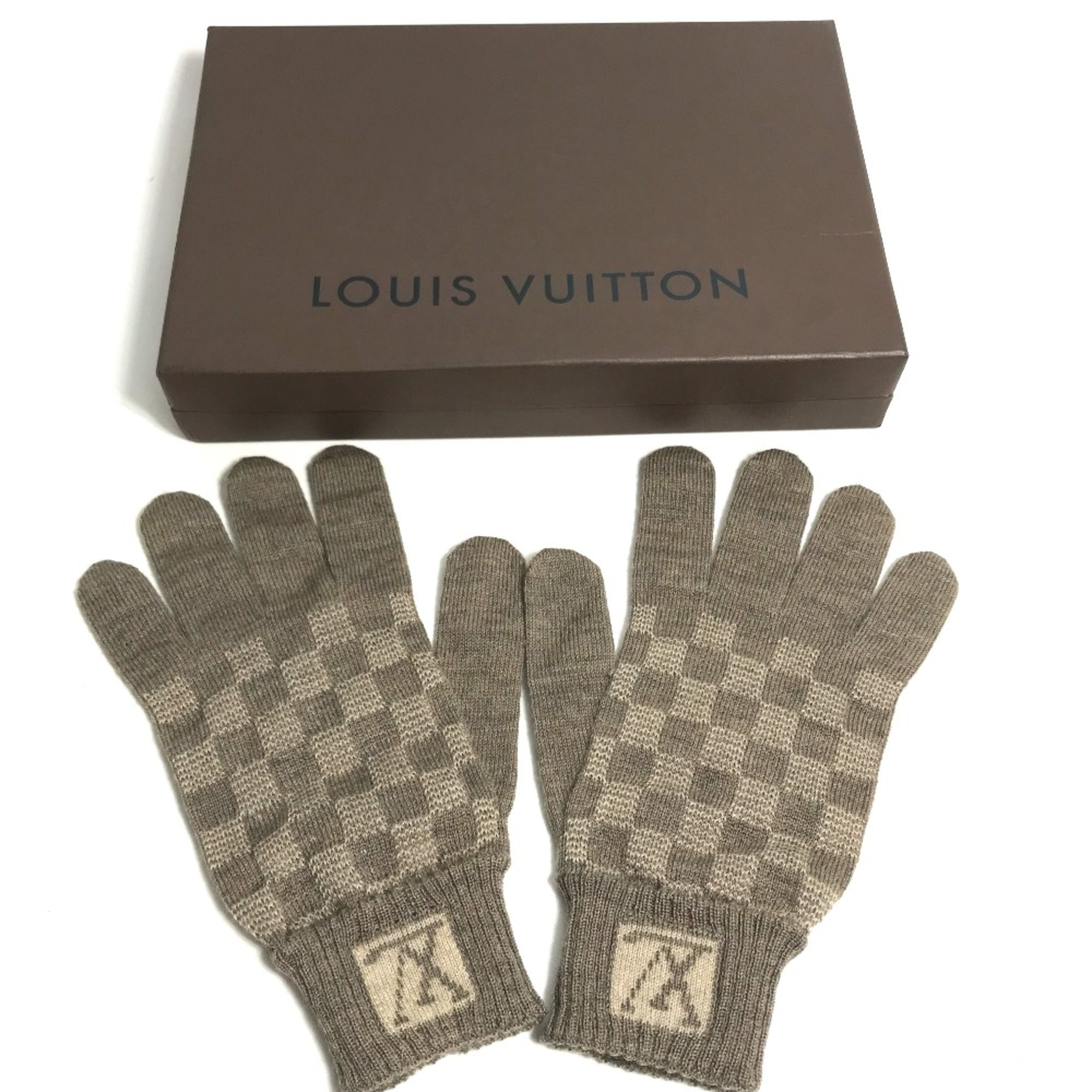 Louis Vuitton Glove gloves BeigeBased