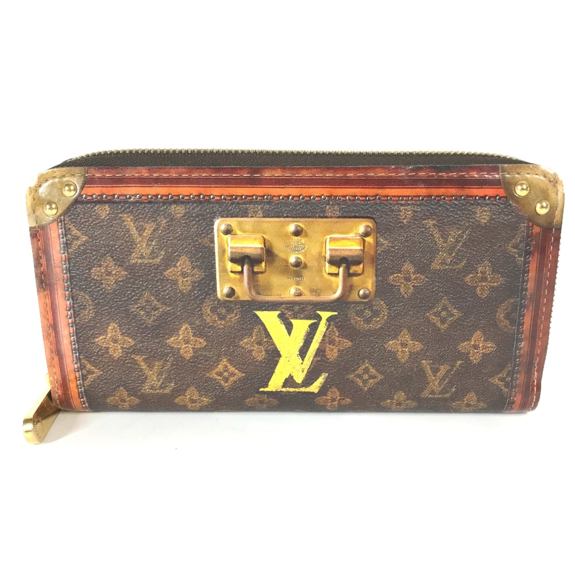 Louis Vuitton M52746 Monogram Trunk Time Long wallet Long Wallet Brown