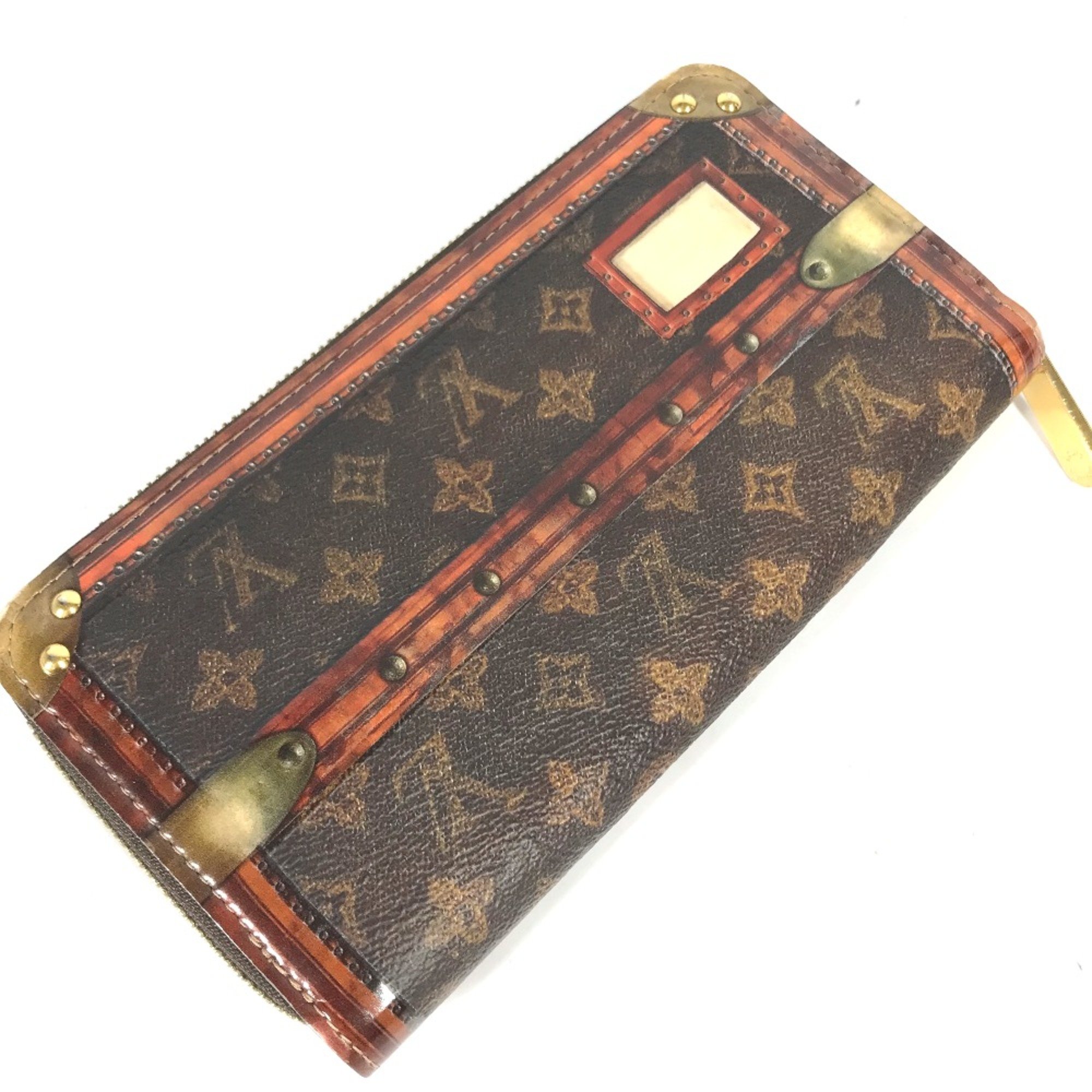 Louis Vuitton M52746 Monogram Trunk Time Long wallet Long Wallet Brown