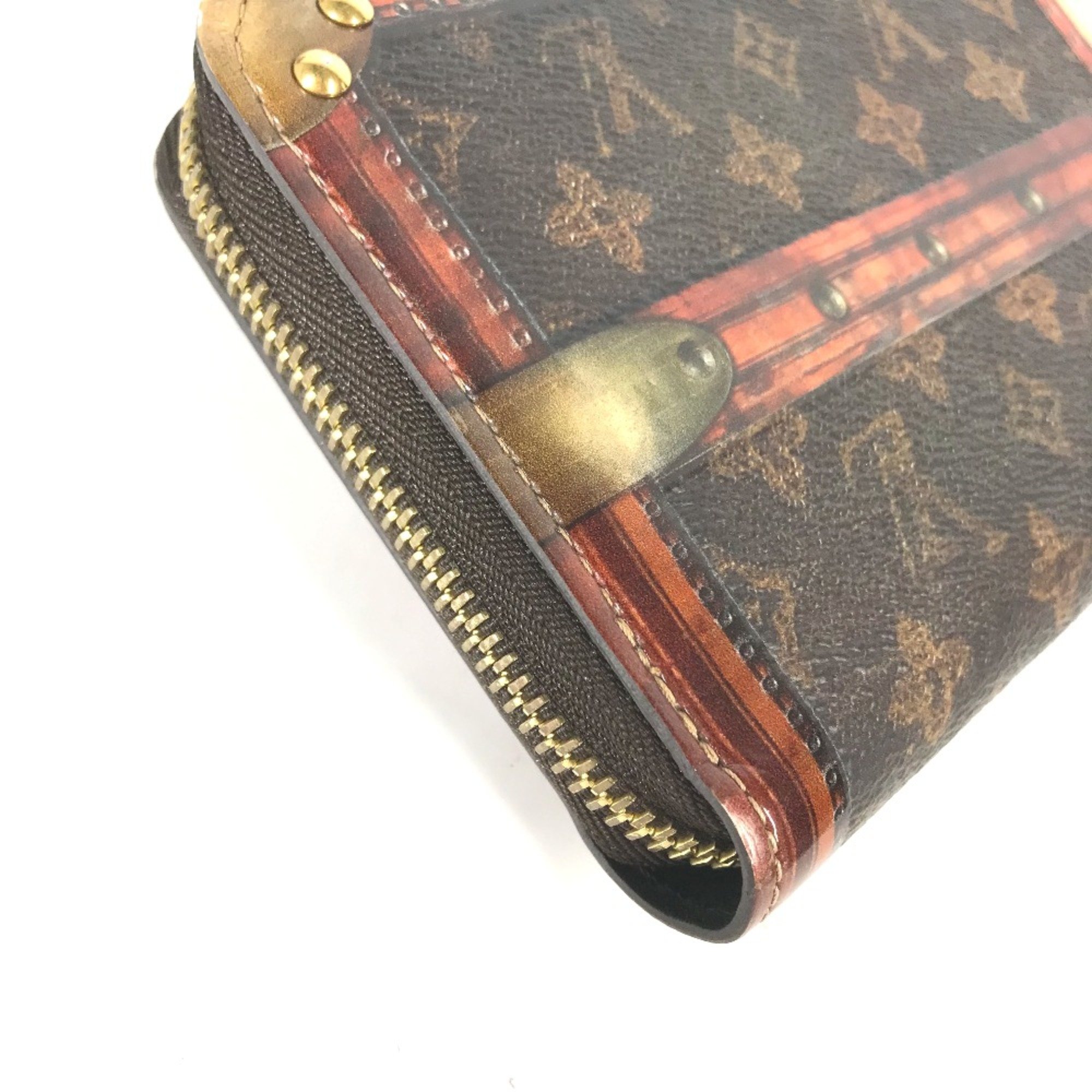 Louis Vuitton M52746 Monogram Trunk Time Long wallet Long Wallet Brown