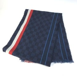 Louis Vuitton M70338 fringe Scarf Navy Red