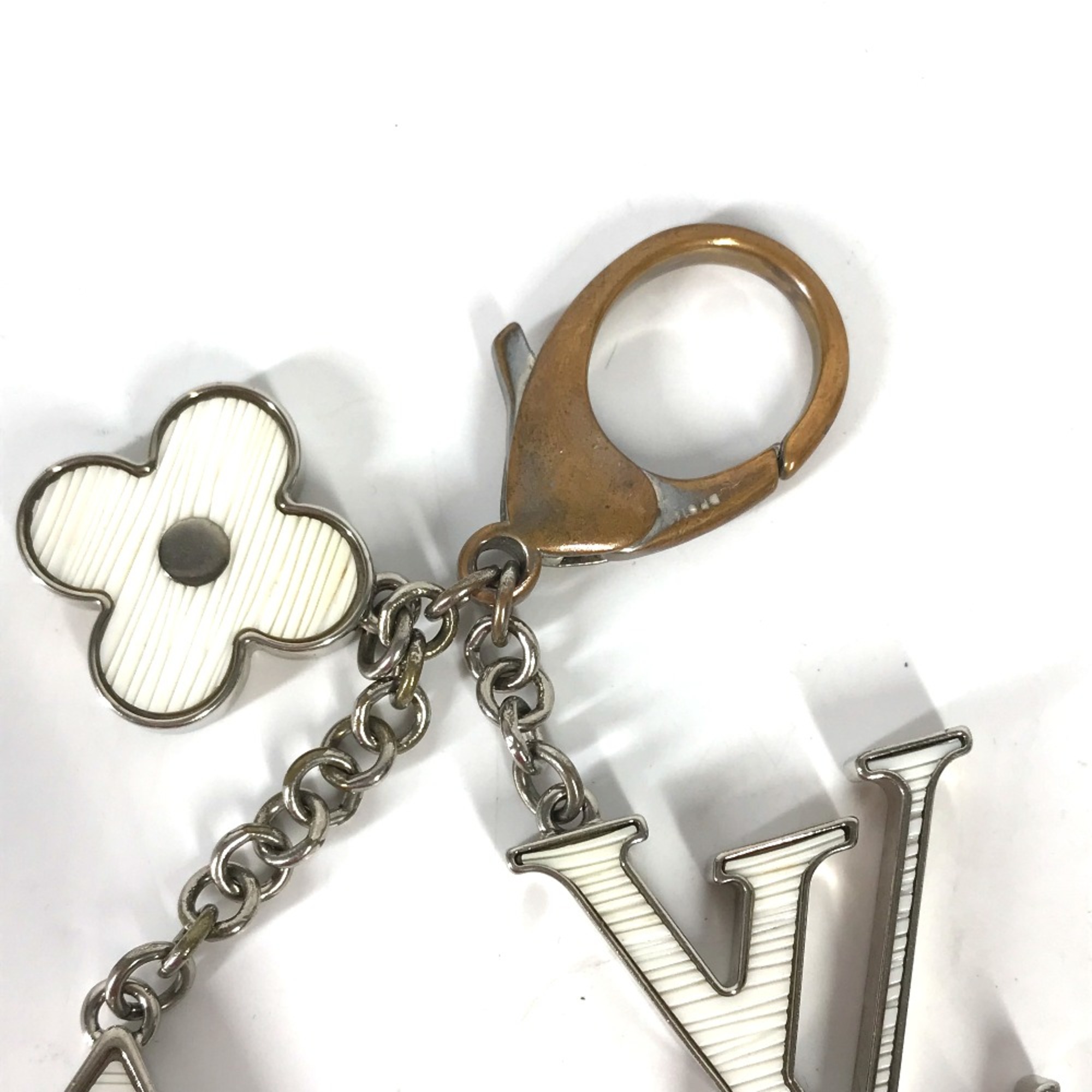 Louis Vuitton M65085 Epi Back charm Key Holder White