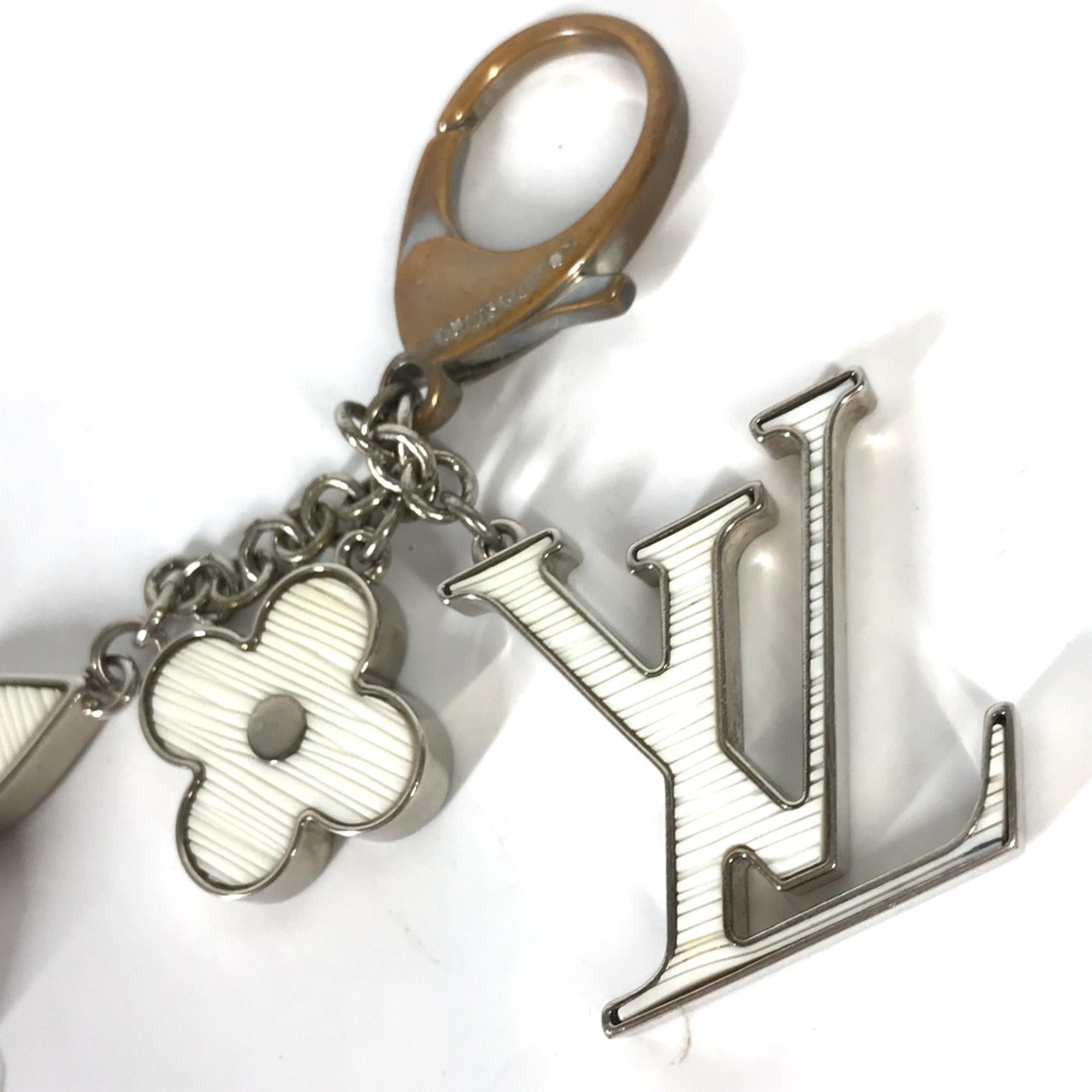 Louis Vuitton M65085 Epi Back charm Key Holder White