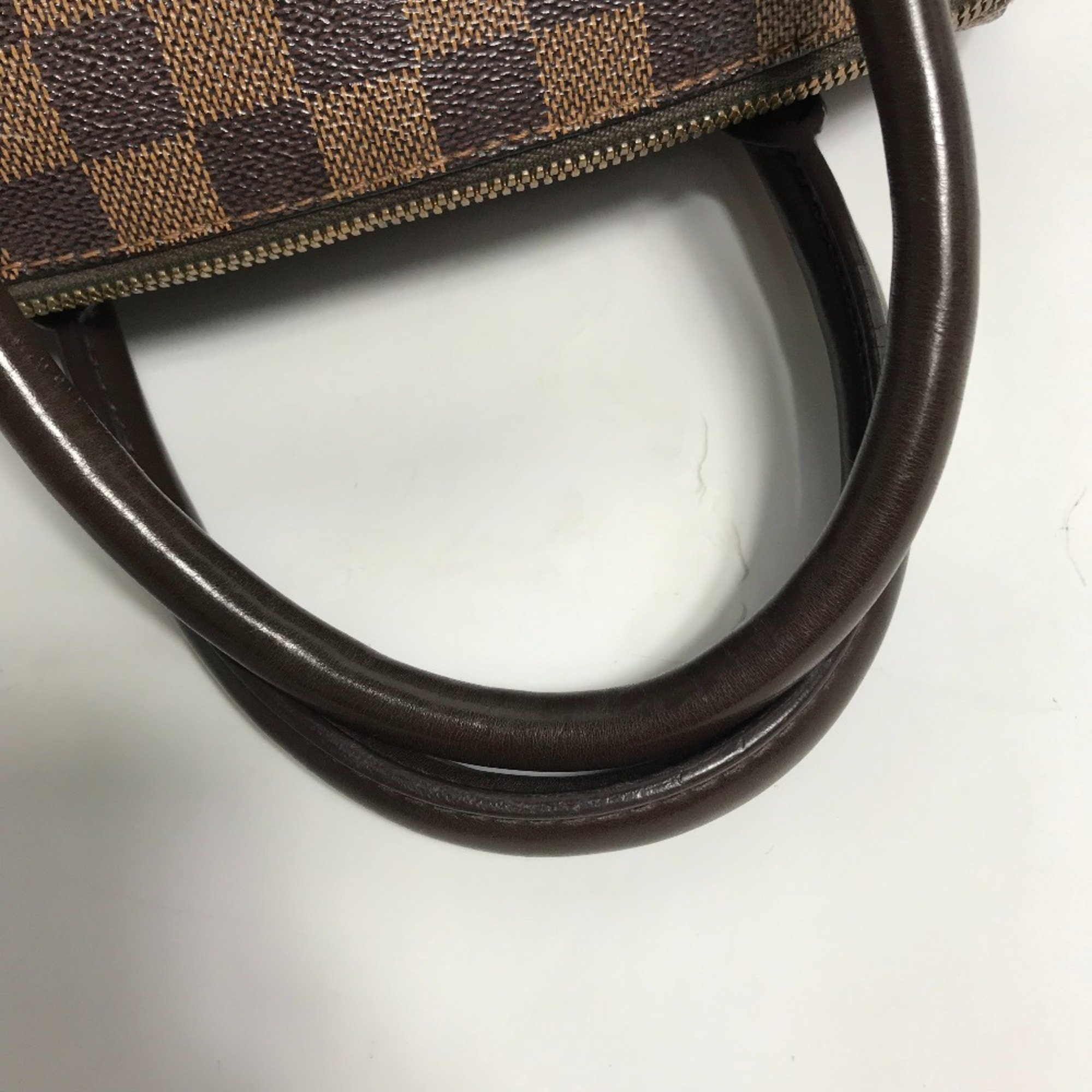 Louis Vuitton N41434 Damier Duffle Bag Hand Bag Ebene Brown