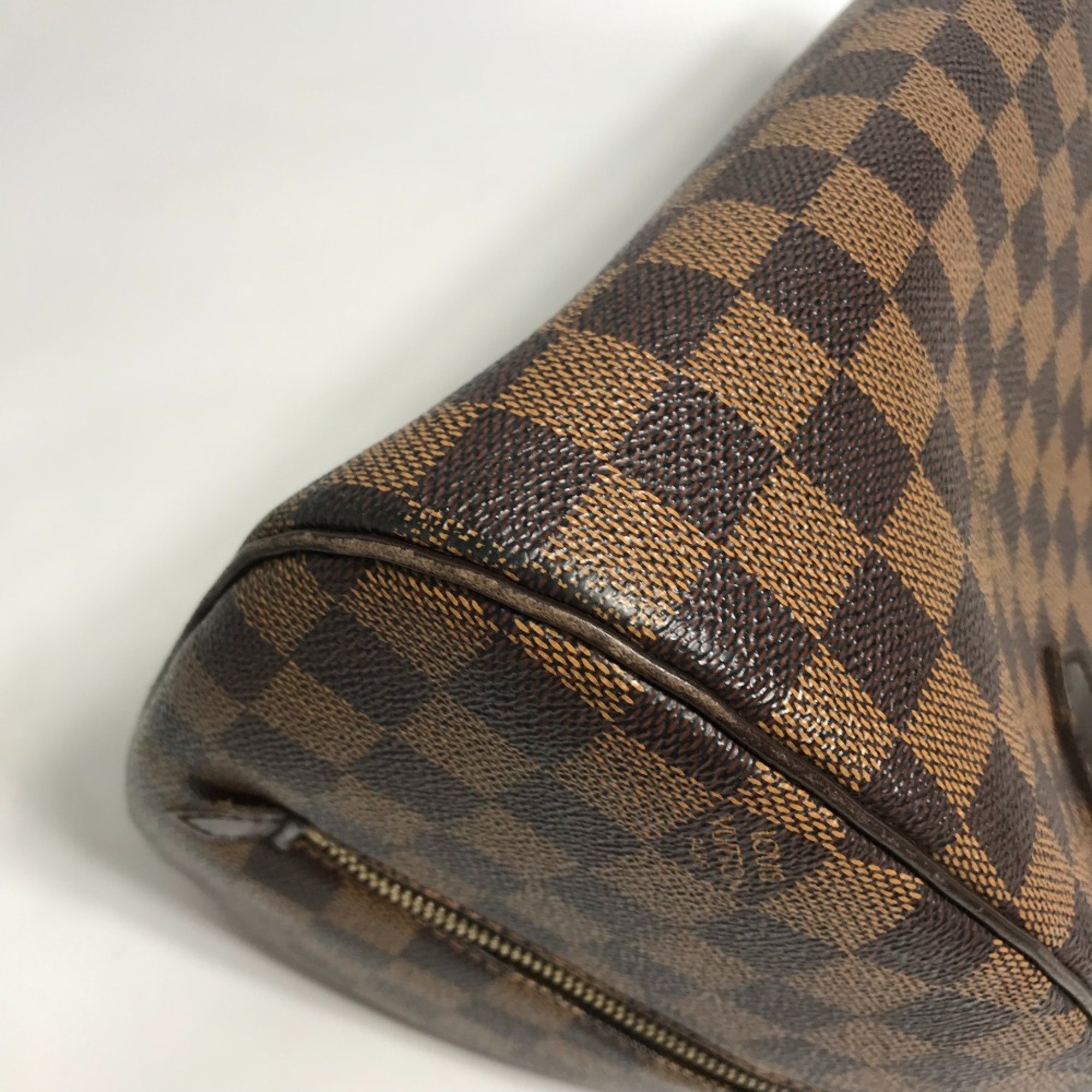 Louis Vuitton N41434 Damier Duffle Bag Hand Bag Ebene Brown