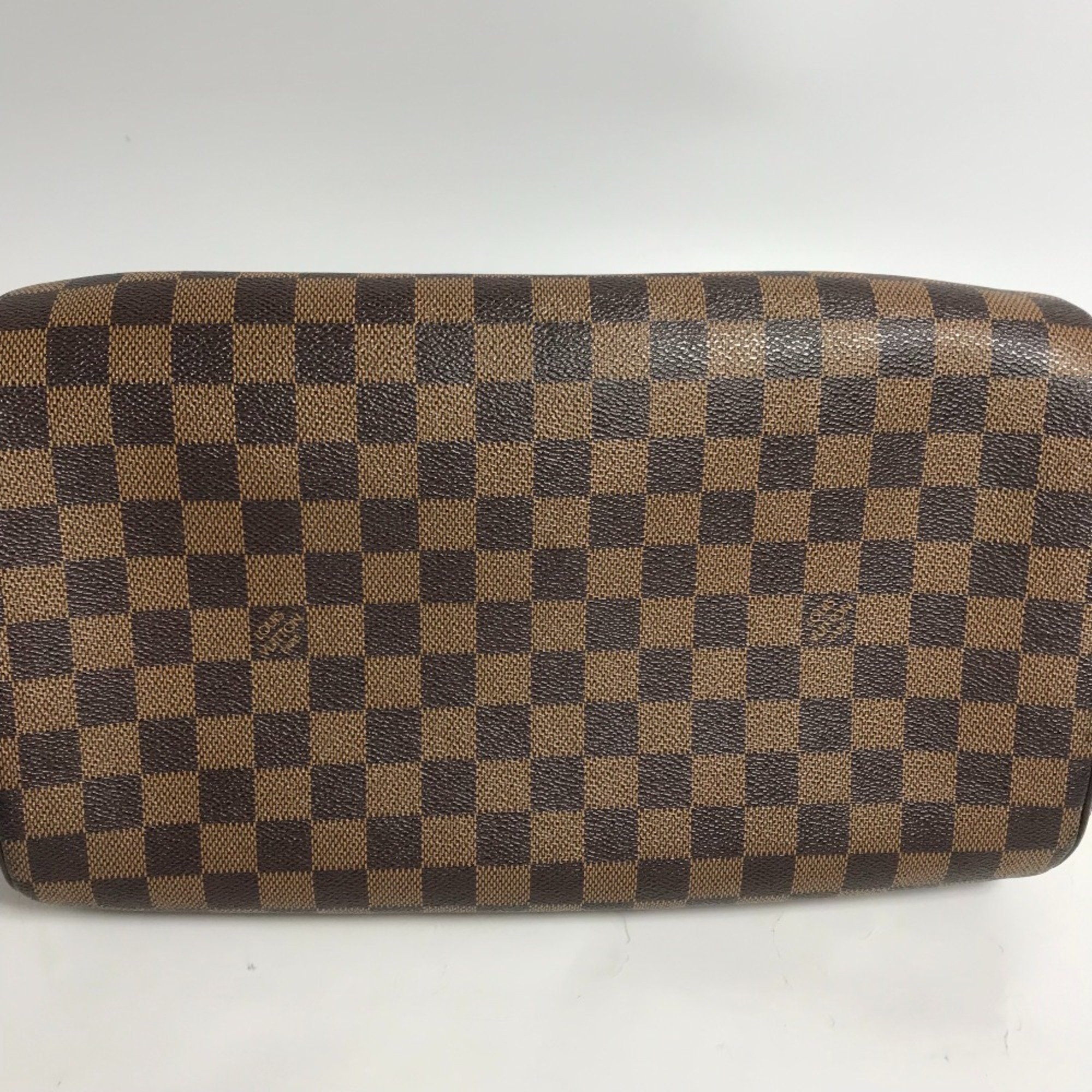 Louis Vuitton N41434 Damier Duffle Bag Hand Bag Ebene Brown