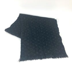 Louis Vuitton M70520 Monogram fringe Scarf Noir Black