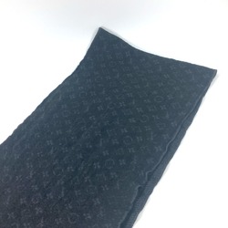 Louis Vuitton M70520 Monogram fringe Scarf Noir Black