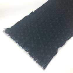 Louis Vuitton M70520 Monogram fringe Scarf Noir Black