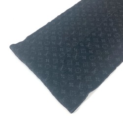 Louis Vuitton M70520 Monogram fringe Scarf Noir Black