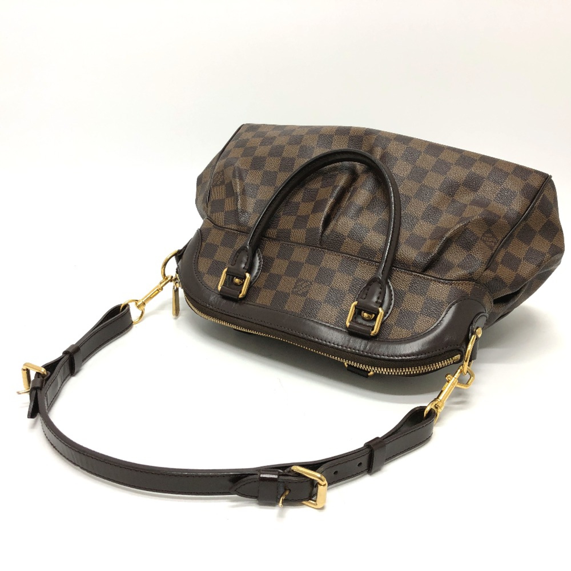 Louis Vuitton N51998 Damier 2WAY bag Hand Bag Brown