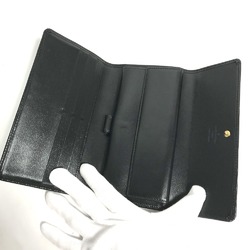 Louis Vuitton M63382 Epi Trifold Long Wallet Noir Black