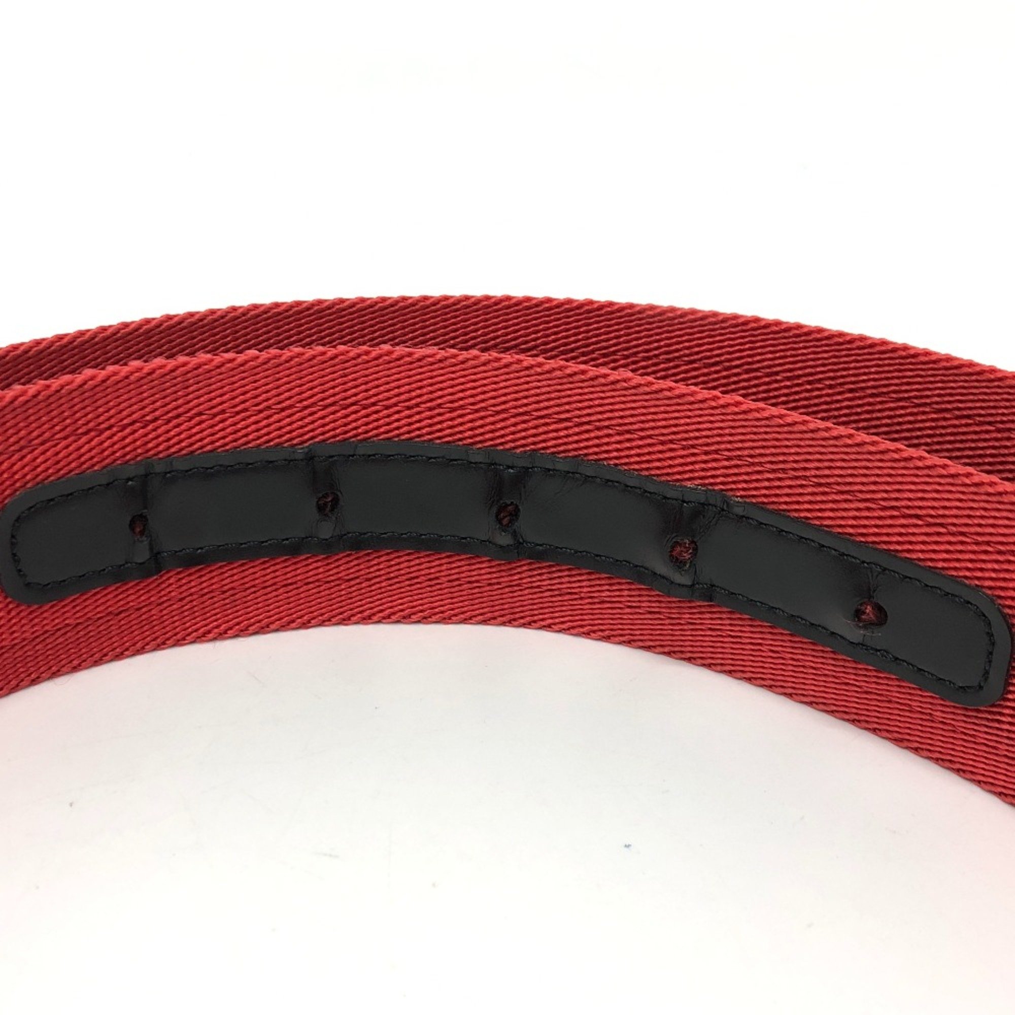 Louis Vuitton M0131 MonogramEclipse Belt accessory belt Black Red