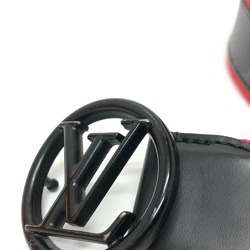 Louis Vuitton M0131 MonogramEclipse Belt accessory belt Black Red