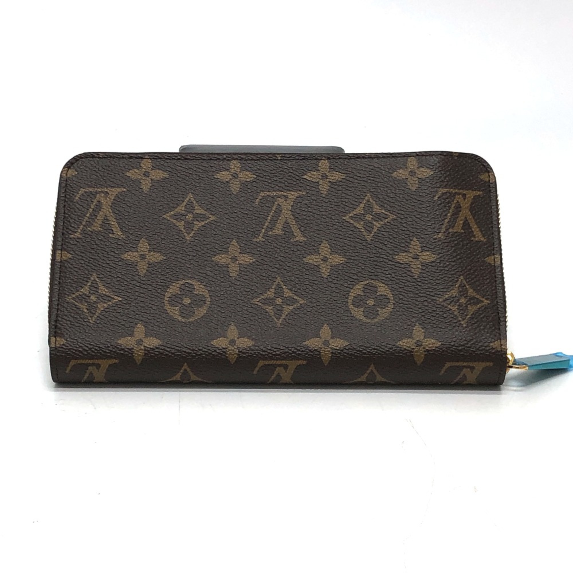 Louis Vuitton M42616 Monogram Zip Around Long Wallet Brown