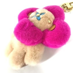 Louis Vuitton M00870 Plush Doll Bag Charm Key Holder pink