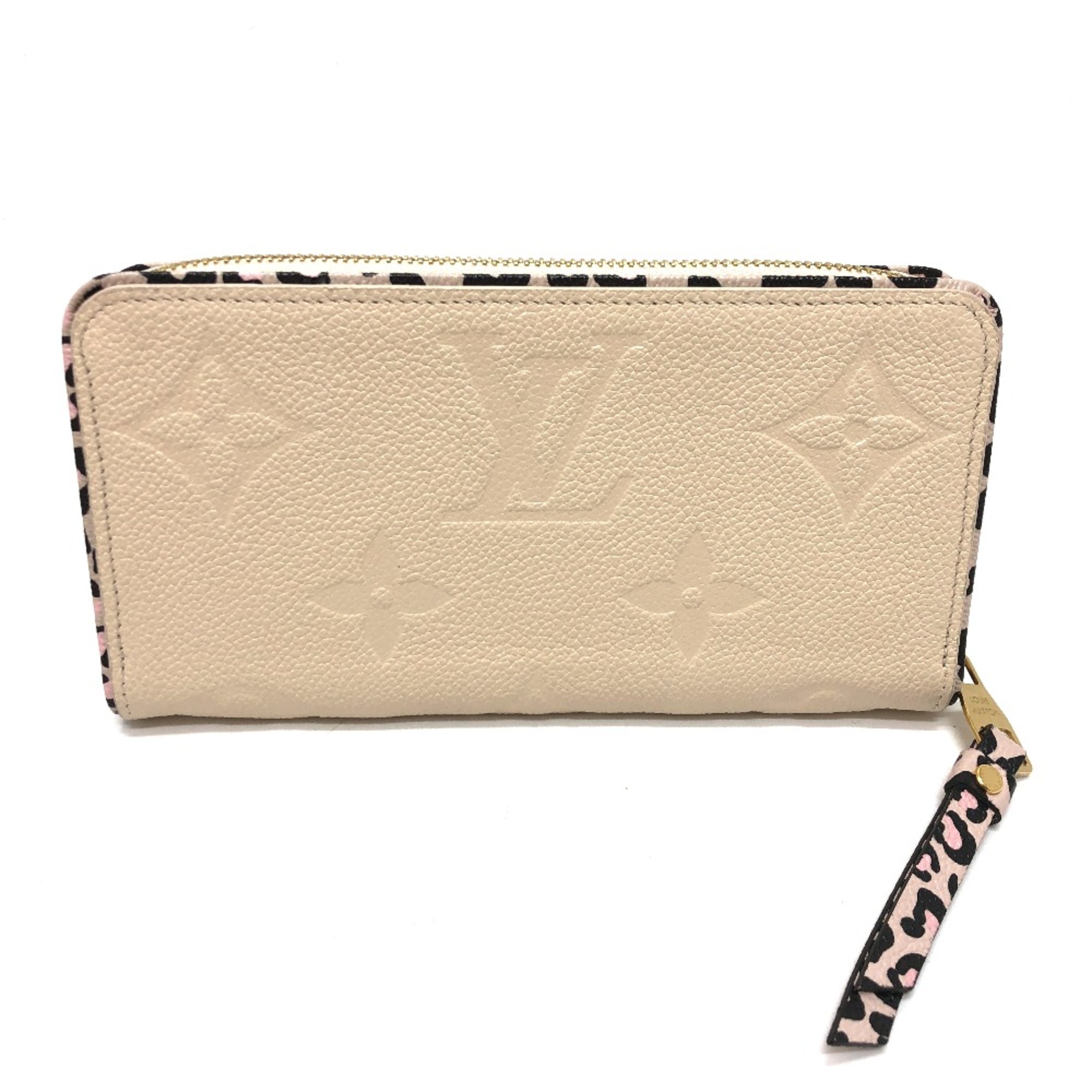 Louis Vuitton M80685 MonogramEmpreinte wild at Heart Long Wallet Beige