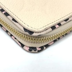 Louis Vuitton M80685 MonogramEmpreinte wild at Heart Long Wallet Beige