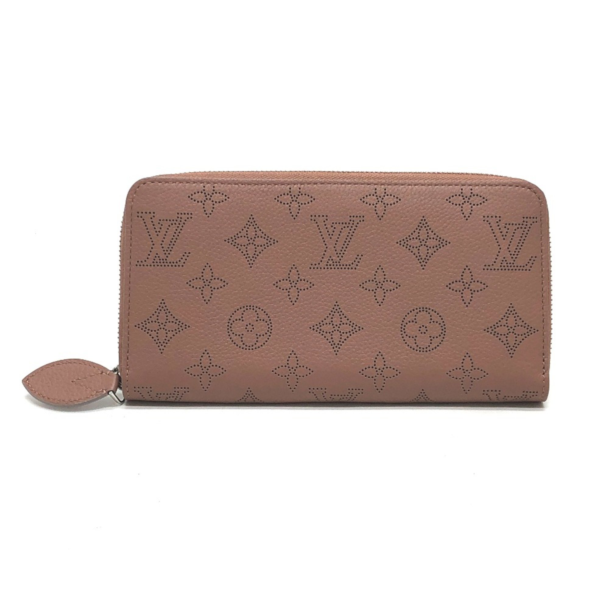 Louis Vuitton M61868 MonogramMahina Zip Around Long Wallet pink