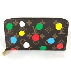 Louis Vuitton M81864 Monogram LV x YK Yayoi Kusama collaboration long wallet Long Wallet Multicolore