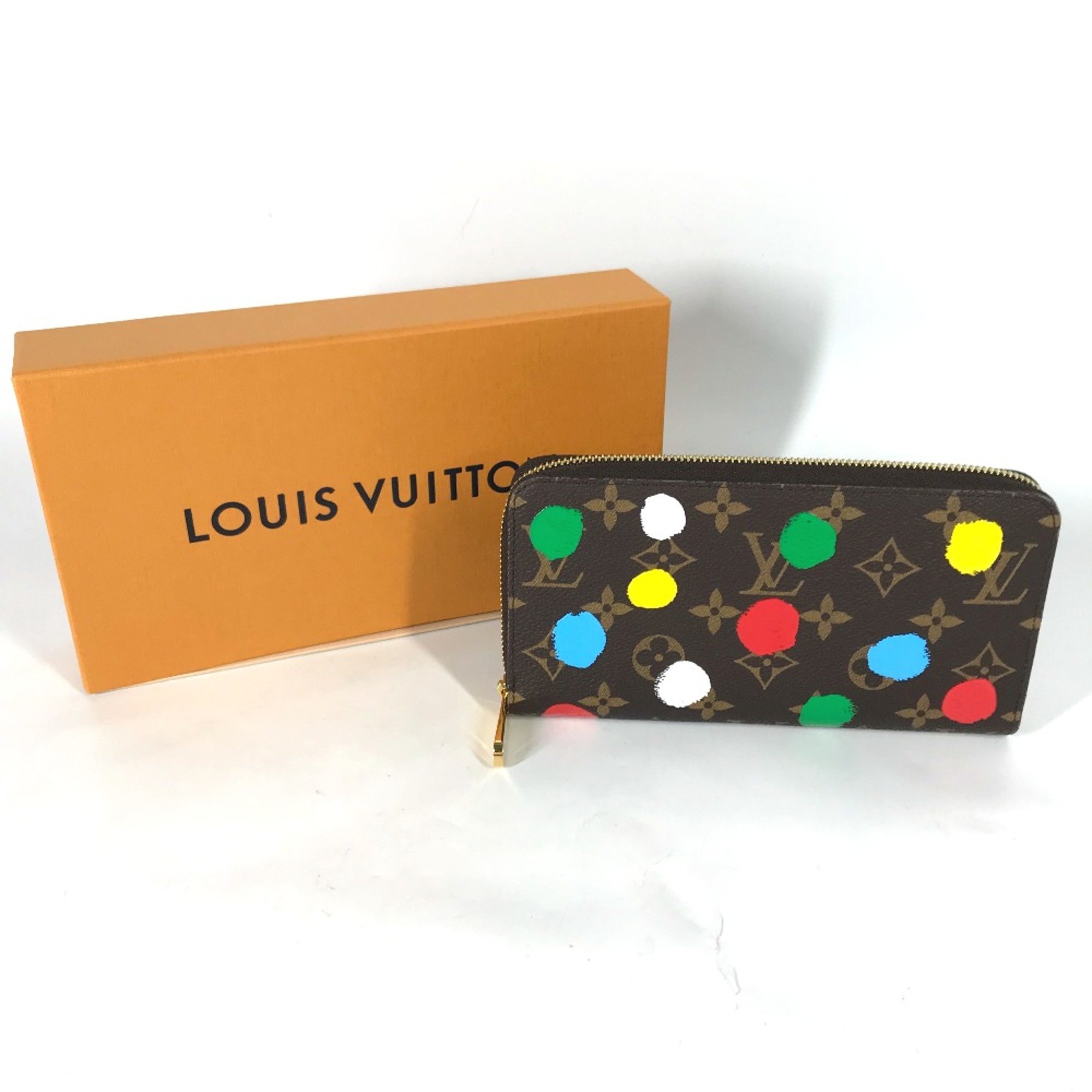 Louis Vuitton M81864 Monogram LV x YK Yayoi Kusama collaboration long wallet Long Wallet Multicolore