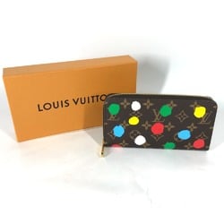 Louis Vuitton M81864 Monogram LV x YK Yayoi Kusama collaboration long wallet Long Wallet Multicolore