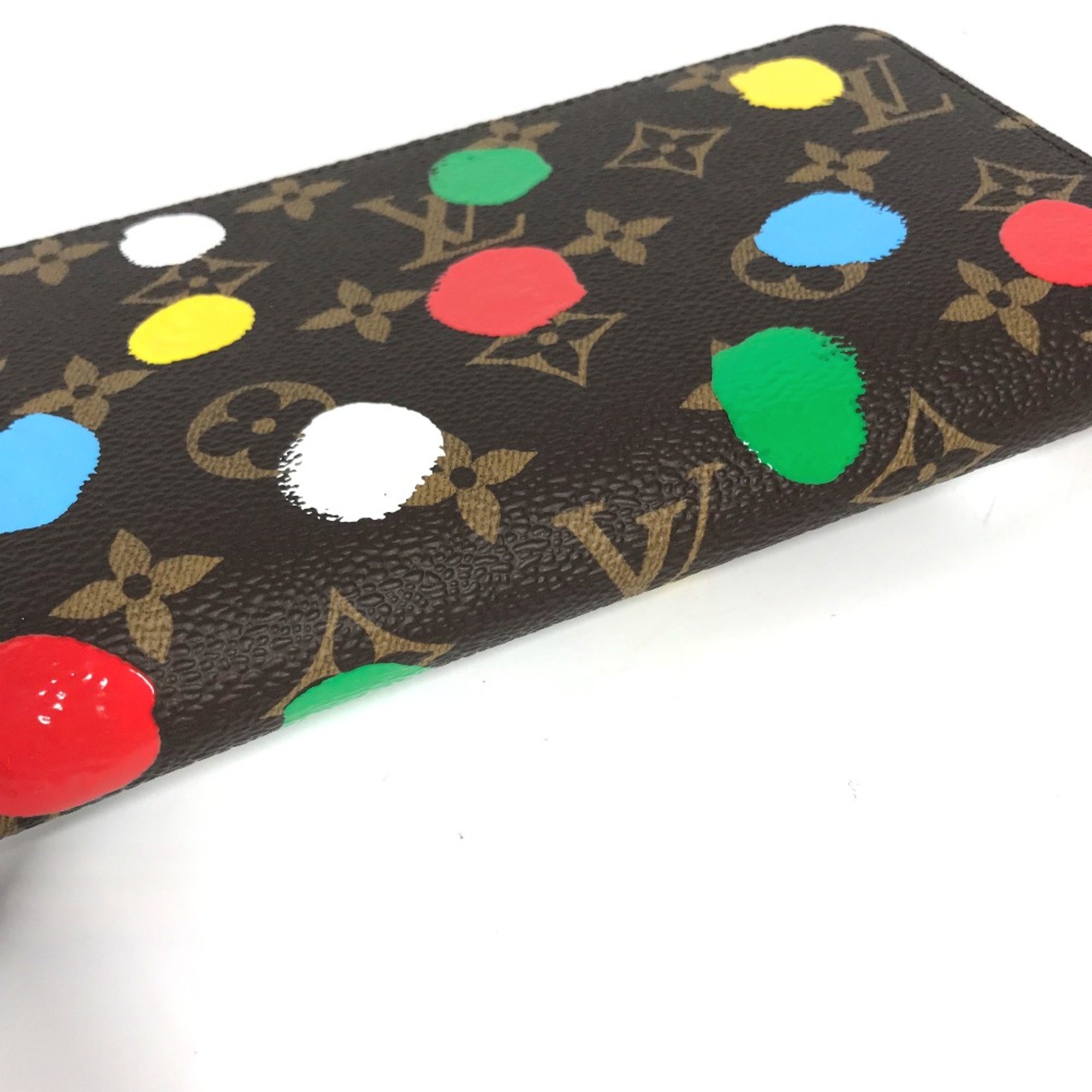 Louis Vuitton M81864 Monogram LV x YK Yayoi Kusama collaboration long wallet Long Wallet Multicolore