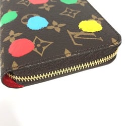 Louis Vuitton M81864 Monogram LV x YK Yayoi Kusama collaboration long wallet Long Wallet Multicolore