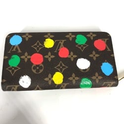 Louis Vuitton M81864 Monogram LV x YK Yayoi Kusama collaboration long wallet Long Wallet Multicolore