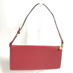 Louis Vuitton M52947 Epi Hand Bag Shoulder Bag Accessory pouch Castilian red Red