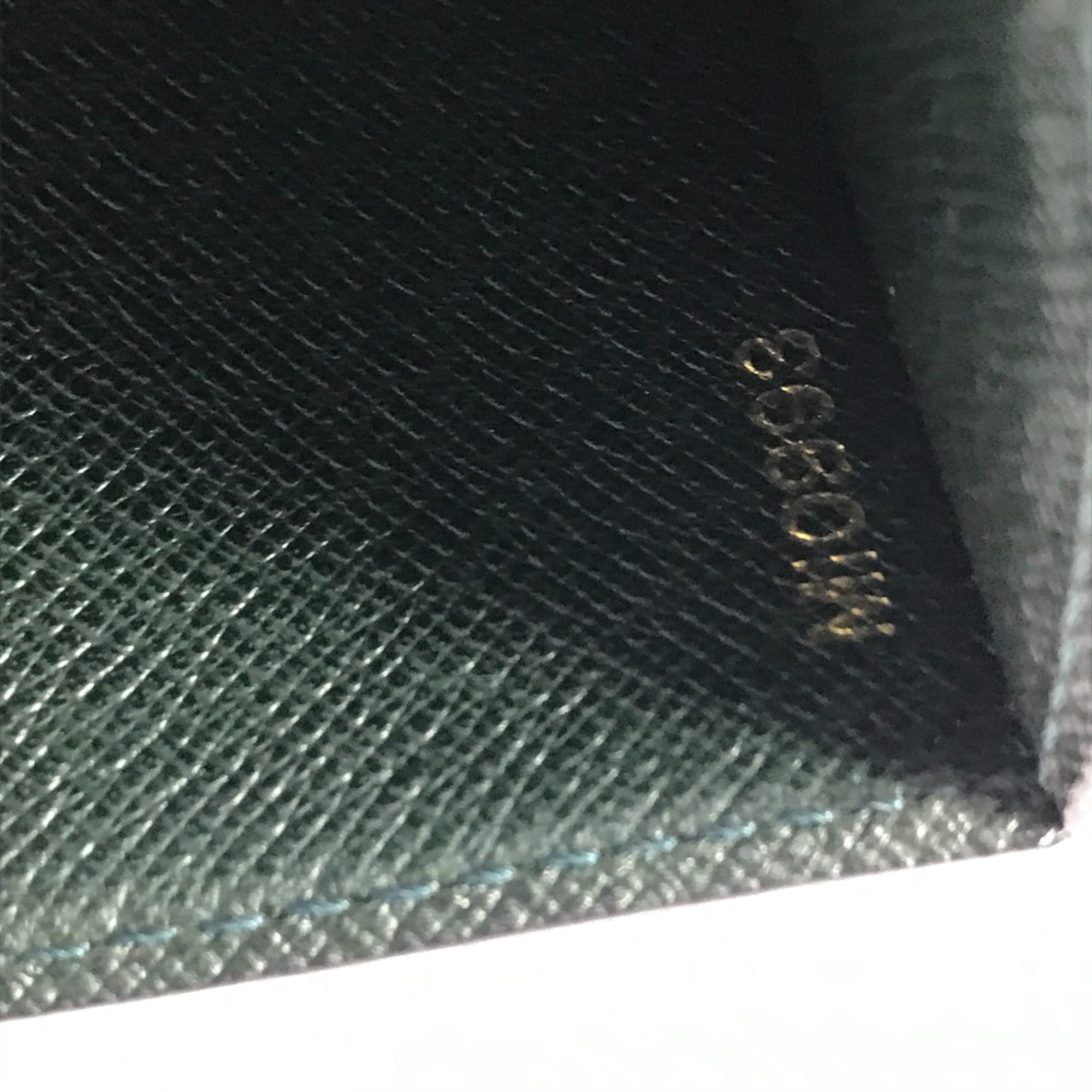 Louis Vuitton E34490 Taiga Louis Vuitton Japan 15th Anniversary Note cover Epithea Green