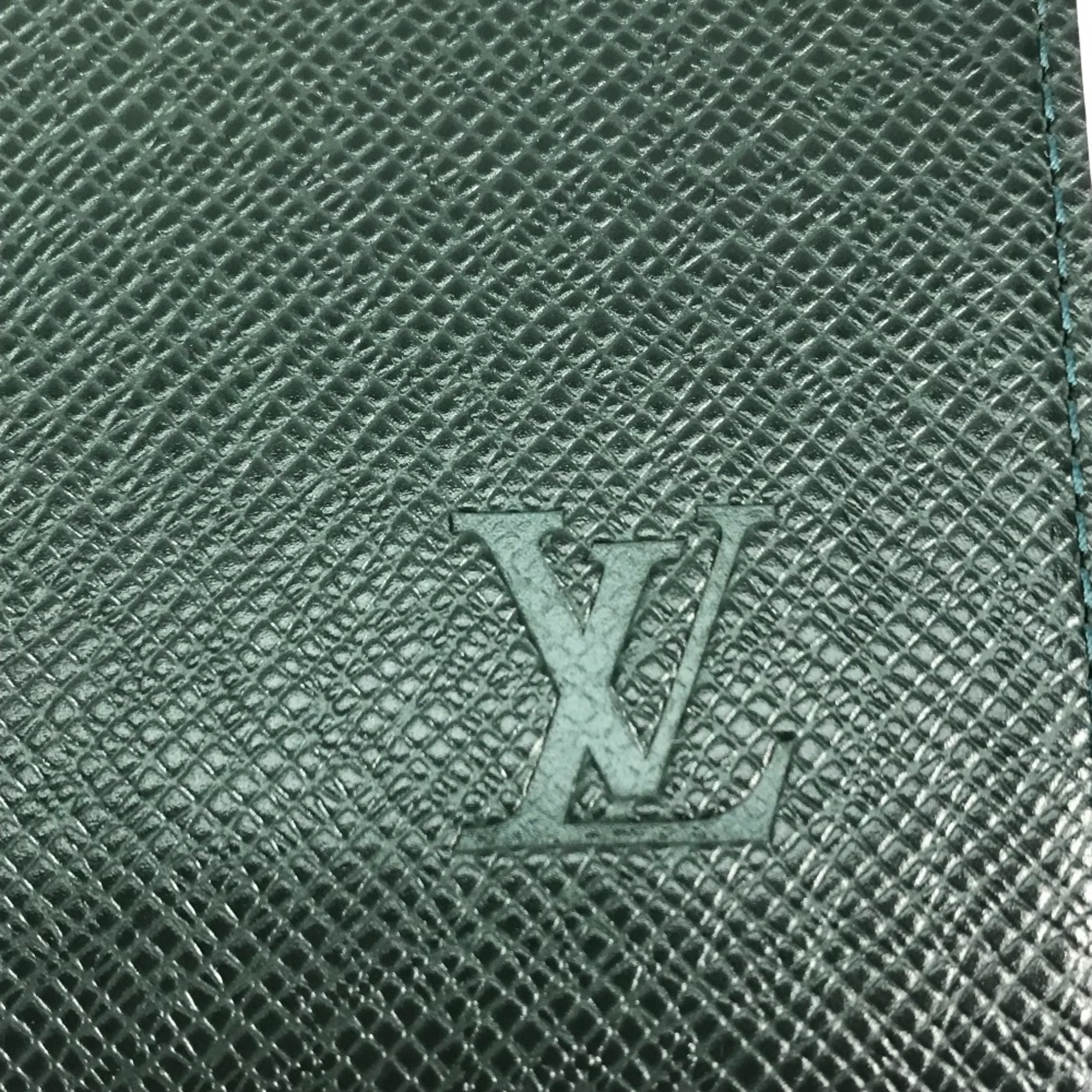 Louis Vuitton E34490 Taiga Louis Vuitton Japan 15th Anniversary Note cover Epithea Green