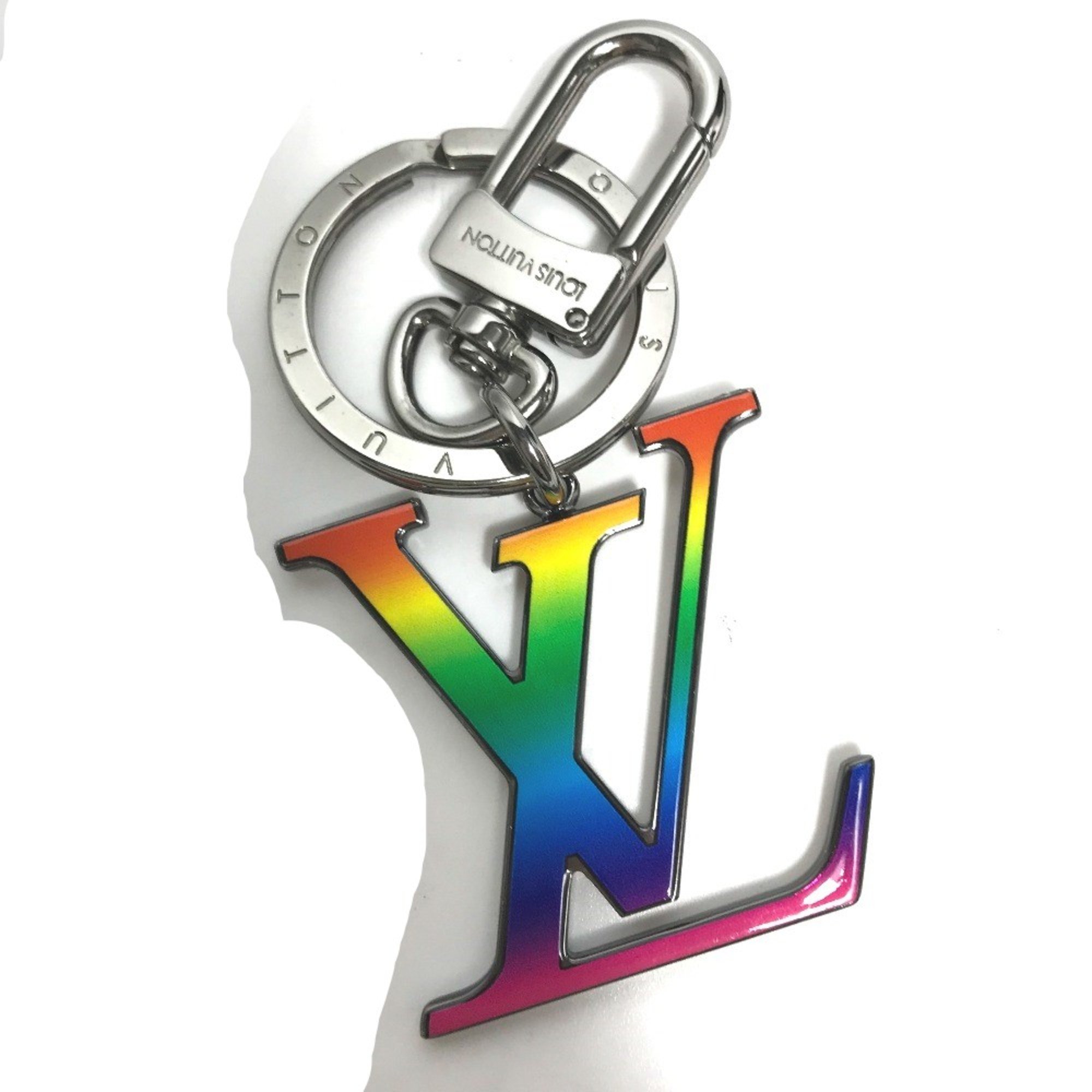 Louis Vuitton MP2464 Bag Charm Key Ring Key Holder Multicolore