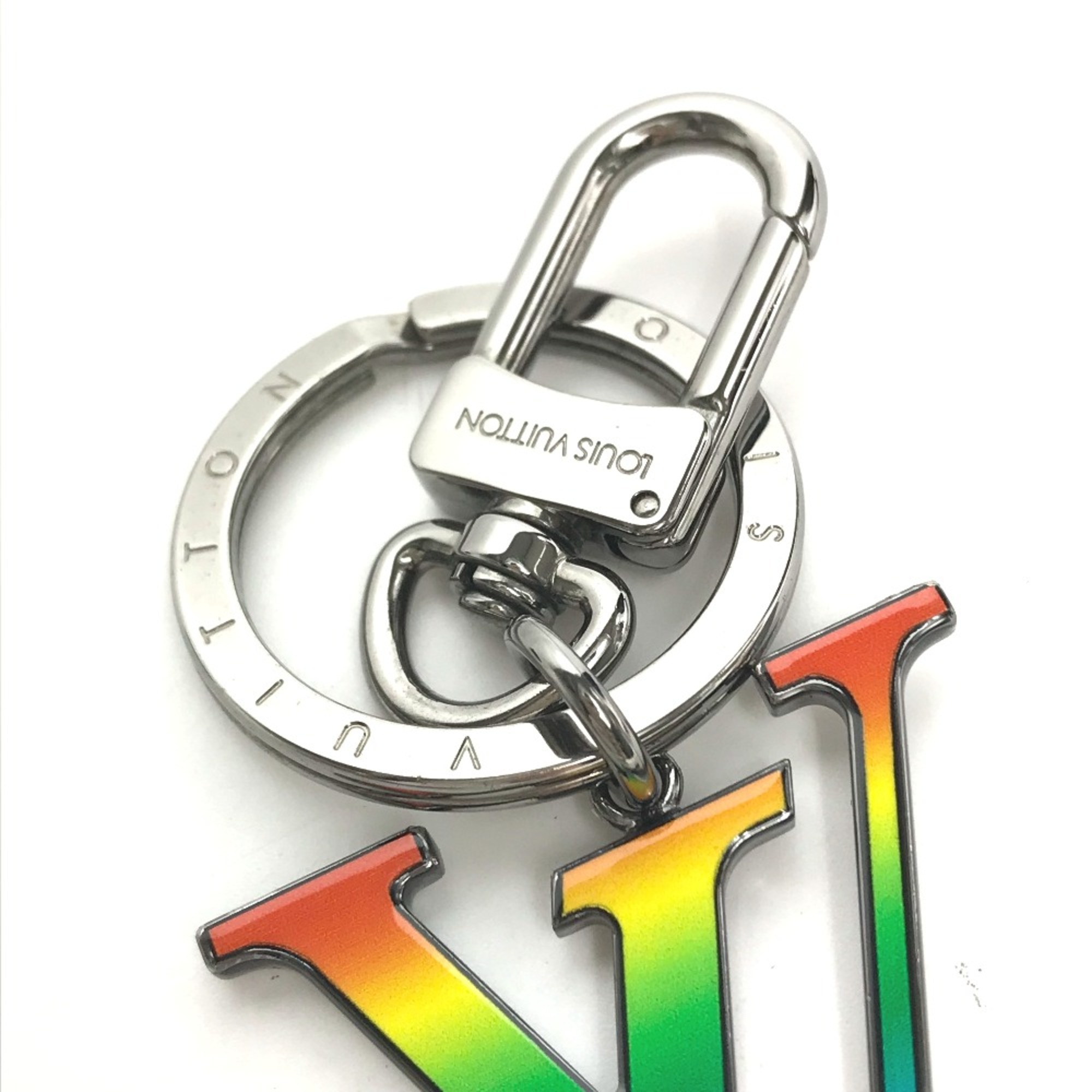 Louis Vuitton MP2464 Bag Charm Key Ring Key Holder Multicolore