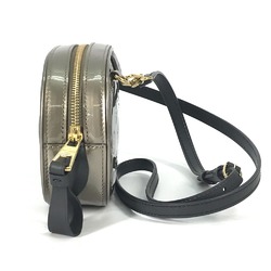 Louis Vuitton M90510 MonogramVernis Bag Crossbody 2WAY Shoulder Bag Champagne metallic gray gray